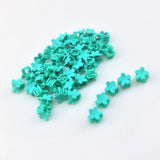 Maxbell 50pcs Floral Mini Hair Claw Clip Hair Pin for Baby Girl Mint Green