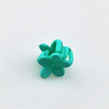 Maxbell 50pcs Floral Mini Hair Claw Clip Hair Pin for Baby Girl Mint Green