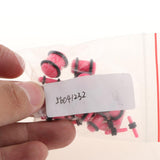 Maxbell 18 Pieces Saddle Ear Plug Stretcher Expander Tunnels with O-Rings Pink