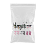 Maxbell 6 Pairs Colorful Acrylic Screw Fit Ear Tunnel Plugs Stretcher Expander 5mm