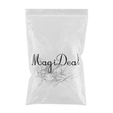 Maxbell 100 Pieces Set Silver Watch Winding Stem for Automatic Movements Tools 46945