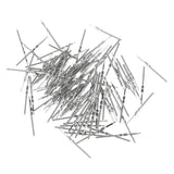 Maxbell 100 Pieces Set Silver Watch Winding Stem for Automatic Movements Tools 8200