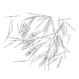 Maxbell 100 Pieces Set Silver Watch Winding Stem for Automatic Movements Tools 8200