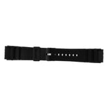 Maxbell Black Silicone Wristwatch Band Strap Replace Sports Watch 22mm