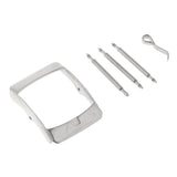 Maxbell Stainless Steel Tri-glide Button Watch Band Strap Replacement Buckle 16mm