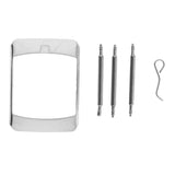 Maxbell Stainless Steel Tri-glide Button Watch Band Strap Replacement Buckle 16mm