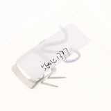 Maxbell Stainless Steel Tri-glide Button Watch Band Strap Replacement Buckle 20mm