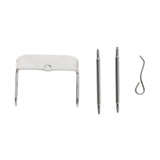 Maxbell Stainless Steel Watch Band Strap Replacement Buckle Pin with Spring Bar 18mm
