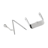 Maxbell Stainless Steel Watch Band Strap Replacement Buckle Pin with Spring Bar 18mm