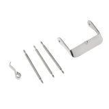 Maxbell Stainless Steel Watch Band Strap Replacement Buckle Pin with Spring Bar 22mm