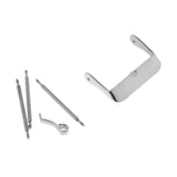 Maxbell Stainless Steel Watch Band Strap Replacement Buckle Pin with Spring Bar 22mm