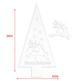 Merry Christmas Tree Foam Hollow Elk Star Christmas Hanging Decoration DIY