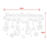 Merry Christmas Foam Hollow Bauble Christmas Hanging Decoration DIY