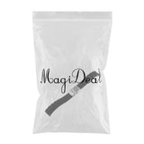 Maxbell Sports Waterproof Soft silicone Watch Strap Folded Buckle Black