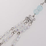 Maxbell Cosplay Alligator Hair Pin Chinese Cosplay Flower Tassel Clip Lake Blue