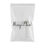 Maxbell Retro Hairpin Chinese Hair Stick Vintage Long Tassel Floral Headwear White
