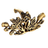 Maxbell Retro Lotus Flower Clip On Ear Cuff Wrap Earring Stud Dangle Earrings Gold