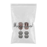 Maxbell 2 Pairs Illusion Gauge 1.2mm Stainless Steel Wooden Stud Color2(1.2x6x6mm)