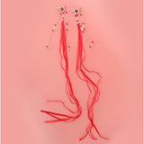 Maxbell Ancient Traditional Chinese Hair Clip Bridal Wedding Head Jewellery Red