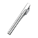 Maxbell Silver Brushed Tie Bar Formal Mens Necktie Clip Clasp Party Jewelry Silver 1