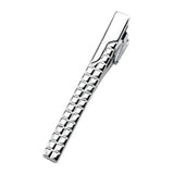 Maxbell Silver Brushed Tie Bar Formal Mens Necktie Clip Clasp Party Jewelry Silver 1