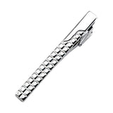 Maxbell Silver Brushed Tie Bar Formal Mens Necktie Clip Clasp Party Jewelry Silver 1