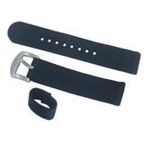 Maxbell Nylon Quick Release Replacement Watch Band Strap for Smartwatch  Black 22mm