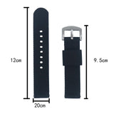 Maxbell Nylon Quick Release Replacement Watch Band Strap for Smartwatch  Black 22mm