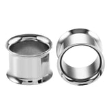 Maxbell 6 Pairs Stainless Steel Ear Gauges Stretching Tunnel Plugs Piercing 10mm