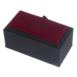 Maxbell Velvet Tie Clip Storage Box Case Jewelry Display Organizer Mens Gift Box