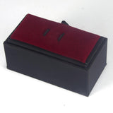 Maxbell Velvet Tie Clip Storage Box Case Jewelry Display Organizer Mens Gift Box