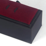 Maxbell Velvet Tie Clip Storage Box Case Jewelry Display Organizer Mens Gift Box