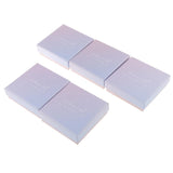 Maxbell 5pcs Cardboard Paper Jewelry Gift Box Ring Earrings Storage Case 9.5 x 9.5 x 3.0cm