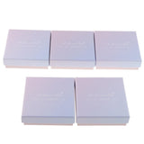 Maxbell 5pcs Cardboard Paper Jewelry Gift Box Ring Earrings Storage Case 9.5 x 9.5 x 3.0cm