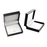 Maxbell Luxury Cufflink Storage Box Mens Wedding Gift Cufflinks Box