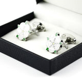 Maxbell Luxury Cufflink Storage Box Mens Wedding Gift Cufflinks Box