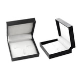 Maxbell Luxury Cufflink Storage Box Mens Wedding Gift Cufflinks Box