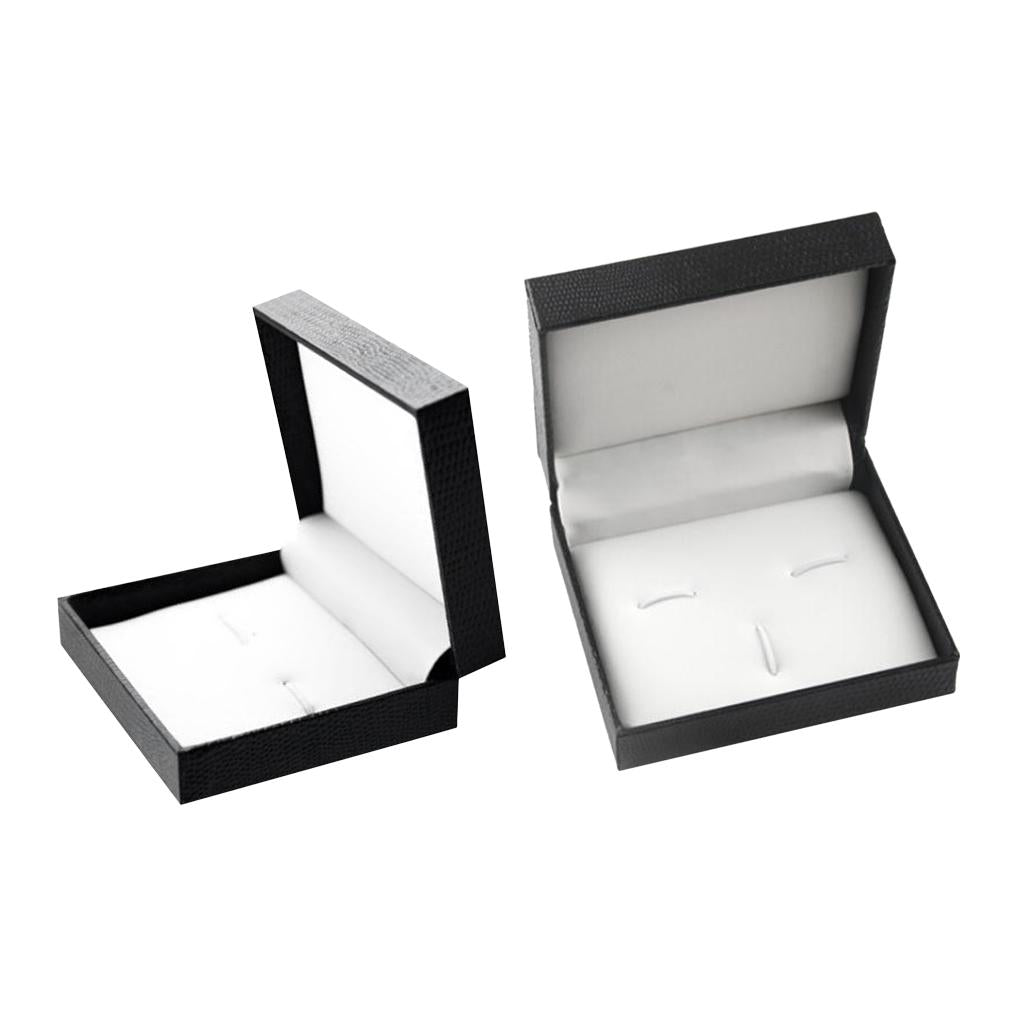 Maxbell Luxury Cufflink Storage Box Mens Wedding Gift Cufflinks Box