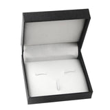 Maxbell Luxury Cufflink Storage Box Mens Wedding Gift Cufflinks Tie Clips Set Box