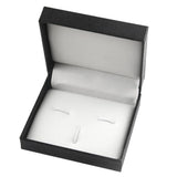 Maxbell Luxury Cufflink Storage Box Mens Wedding Gift Cufflinks Tie Clips Set Box