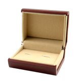 Maxbell Jewelry Tie Bar Cufflinks Storage Box Wine Res-Cufflink