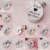 Maxbell Stainless Steel Urn Necklace Pendant Cremation Ashes Keepsake Dad