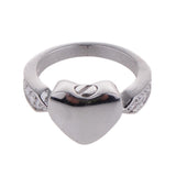 Maxbell Love Heart Memorial Ring Ash Holder Charm Cremation Jewelry Finger Ring 7