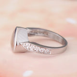 Maxbell Love Heart Memorial Ring Ash Holder Charm Cremation Jewelry Finger Ring 7