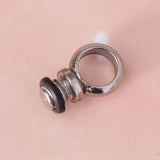 Maxbell Love Heart Memorial Ring Ash Holder Charm Cremation Jewelry Finger Ring 10