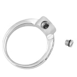 Maxbell Love Heart Memorial Ring Ash Holder Charm Cremation Jewelry Finger Ring 10