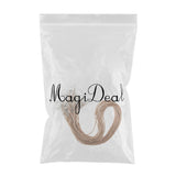 Maxbell 20 Pieces DIY Handmade Necklace Cord Wax Rope String Jewelry Making Khaki