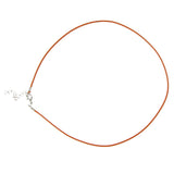 Maxbell 20 Pieces DIY Handmade Necklace Cord Wax Rope String Jewelry Making Orange