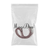 Maxbell 20 Pieces DIY Handmade Necklace Cord Wax Rope String Jewelry Making Wine Red