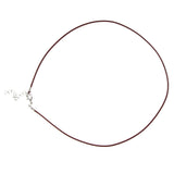 Maxbell 20 Pieces DIY Handmade Necklace Cord Wax Rope String Jewelry Making Wine Red